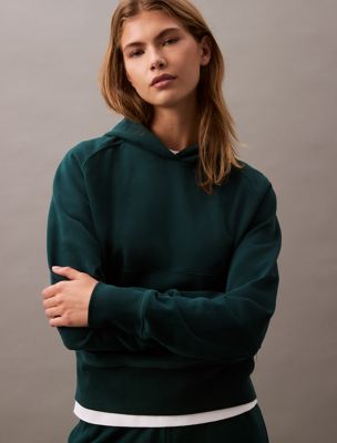 Cotton Terry Hoodie, Ponderous Pine