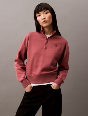 Archive Logo Fleece Quarter Zip Sweatshirt, Apple Butter