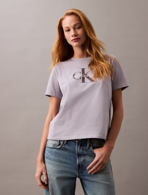 Monologo Tee, Lilac Gray