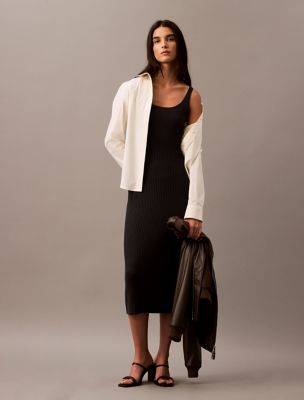 Silk Cashmere Sweater Dress, Vulcan