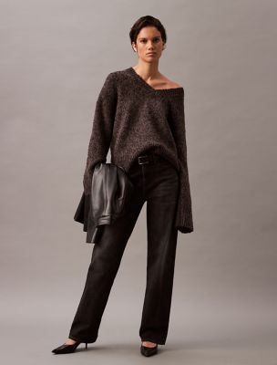 argue DANDECALMA WOOL V-NECK KNIT トップス