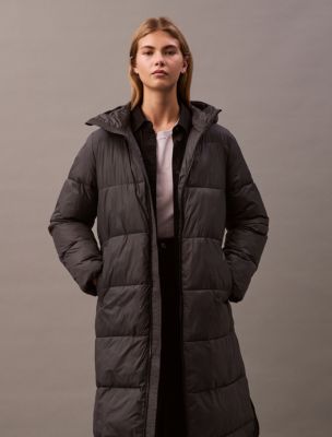 Hooded Puffer Jacket, Forged Iron