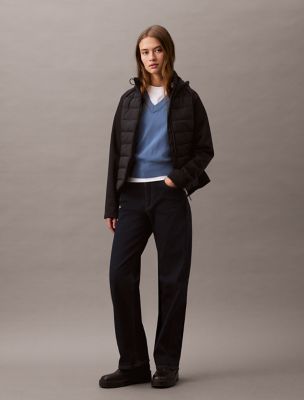 Женские куртки Calvin Klein Mixed Media Puffer Jacket — фото 4