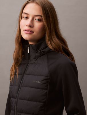 Женские куртки Calvin Klein Mixed Media Puffer Jacket — фото 5