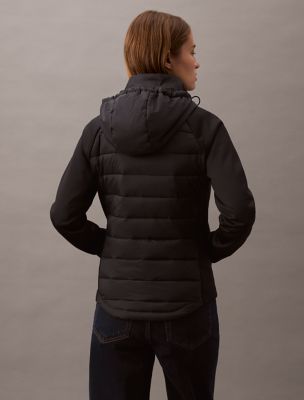 Женские куртки Calvin Klein Mixed Media Puffer Jacket — фото 6