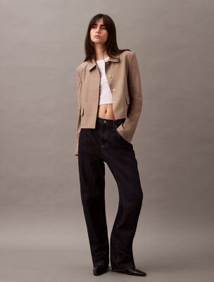 Refined Stretch Jacket, Driftwood Melange