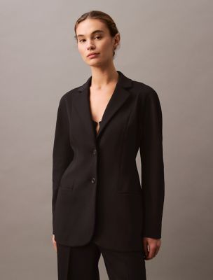 Scuba Dolman Classic Blazer, Black Beauty