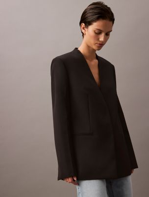 long sleeve crepe blazer dress calvin klein Calvin Klein - Brandclub