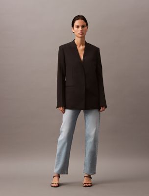 Classic Crepe Blazer, Black Beauty