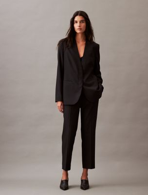 Refined Stretch Slim Trouser, Black Beauty