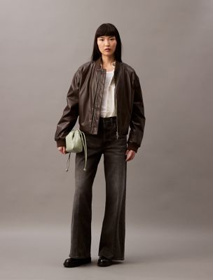 Ultra High Rise Wide Leg Fit Jeans, Orion Grey