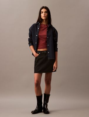 Женские рубашки Calvin Klein Relaxed Denim Button-Down Shirt — фото 5