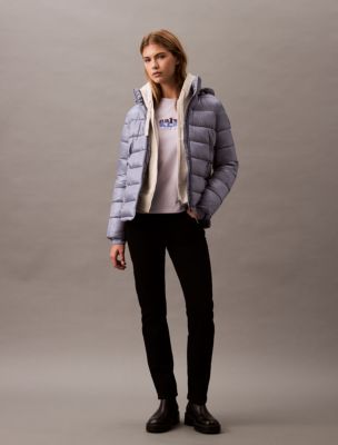 High Shine Lightweight Puffer Jacket | Calvin Klein