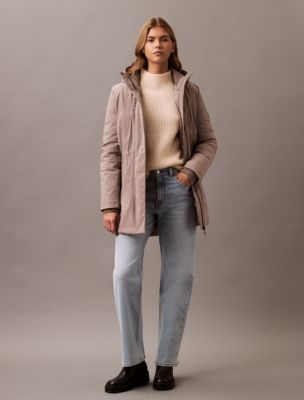 Soft Shell Hooded Parka, Cinder