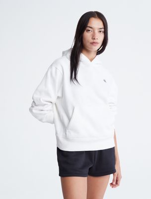 Archive Logo Fleece Hoodie, Brilliant White