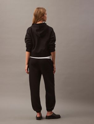 [Clove]★24FW★韓国人気★Logo Fleece Pants_Women Worldwide Lover Fleece Pant Set - Black Wash | Fashion Nova