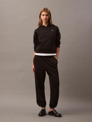 Archive Logo Fleece Joggers, Black Beauty