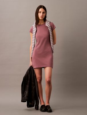 Archive Logo Baby T-Shirt Dress, Capri Rose