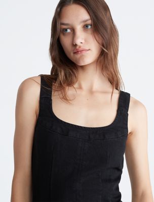 calvin klein sculpt denim bodycon dress Calvin Klein Jeans sculpt denim mini dress in blue