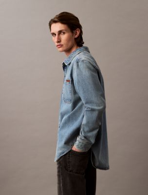 Мужские топы Calvin Klein Lean Overshirt — фото 4