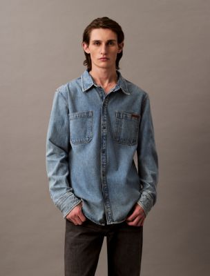 Мужские топы Calvin Klein Lean Overshirt — фото 6