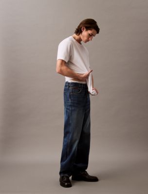 さらに100円引き◆ ◆ Signature 90s straight fit Signature 90s Straight Jeans | blue | Calvin Klein Taiwan