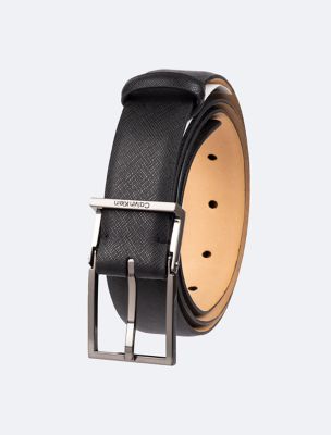 Calvin Klein Jeans Monogram Leather Belt