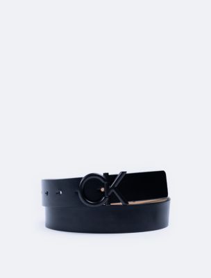 Plaque belt outlet calvin klein