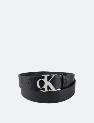 CK Monogram Plaque Buckle Belt | Calvin Klein® USA