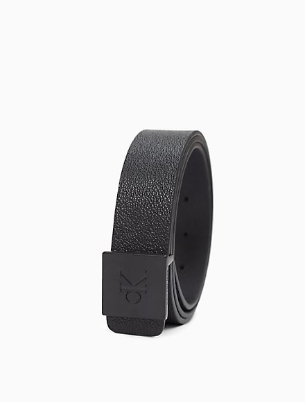 Accessories Belts Leather Belts Calvin Klein Leather Belt black casual look 
