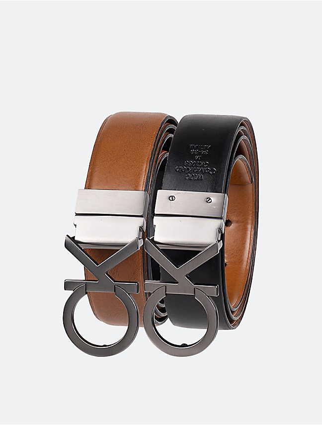 Belt USA Calvin | Leather Jean Pebbled Reversible Klein®