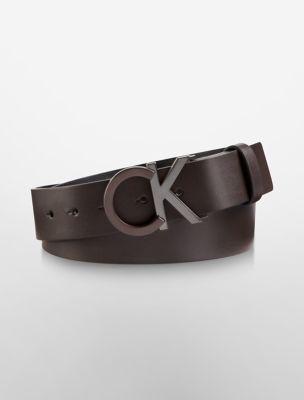 calvin klein belt brown