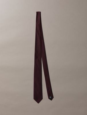 Calvin klein burgundy tie hotsell