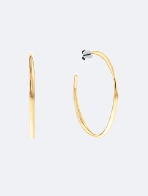 Calvin klein sale hoop earrings