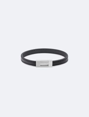 Calvin klein 2024 leather bracelet