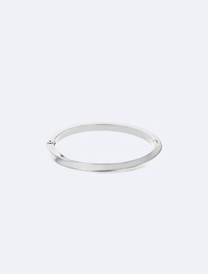 Calvin klein hot sale silver bracelet