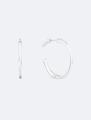 Calvin klein deals outline earrings