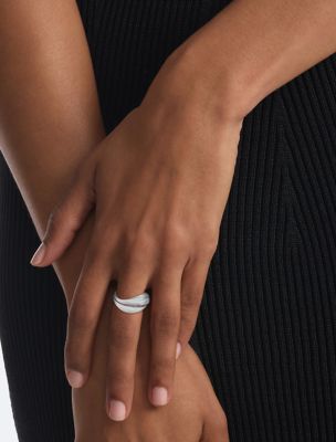 Calvin Klein Draw Stainless Steel Ring