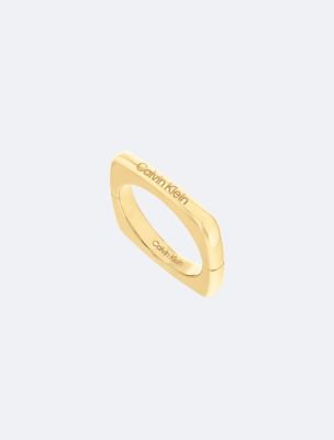 CALVIN KLEIN Ring set in stainless steel gold silver 35000330