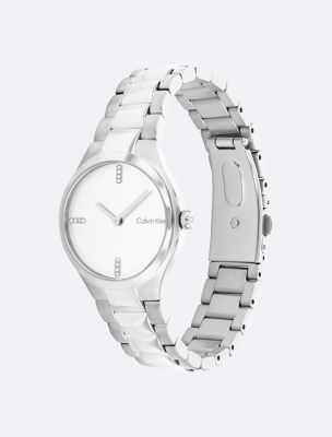 Minimalist Bracelet Watch, Silver