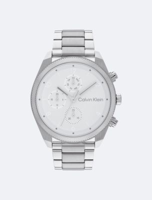 Men s Watches Gold Silver Leather Watches Calvin Klein