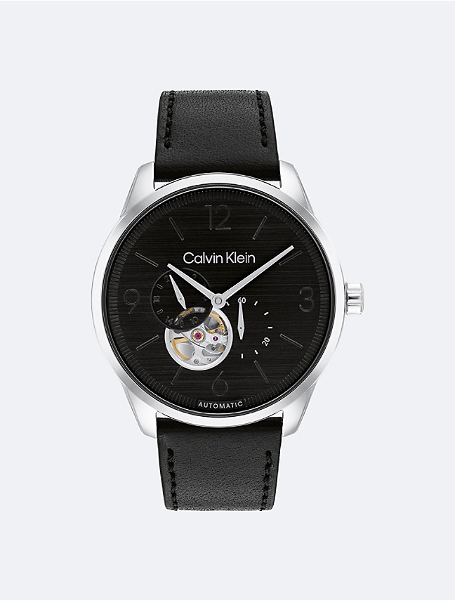 | Klein Leather Chronograph Strap Watch Calvin