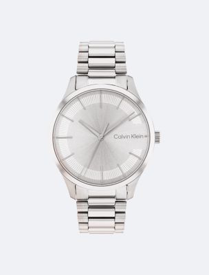 C Logo 35mm Watch, Stainless Steel