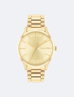 Men\'s Watches Silver, | Calvin Klein Watches | Leather Gold