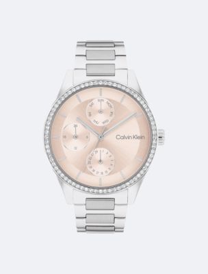 Calvin Klein Ck Iconic Round Women Watches - 25200182 Helios Watch