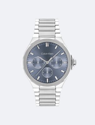Multifunction Integrated Link Bracelet Watch, Blue