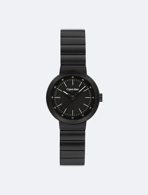 Black Analog Watch Ck Calvinklein