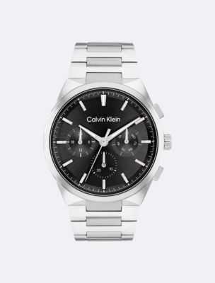 Men s Watches Gold Silver Leather Watches Calvin Klein