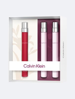 Calvin Klein Collection 4 Pc. Gift Set ( Eau De Parfum Spray 0.5 Oz / 15 Ml  Of Obsession Eternity & Euphoria + Eau De Toilette 0.5 Oz / 15 Ml Ck One )  for Women by Calvin Klein 