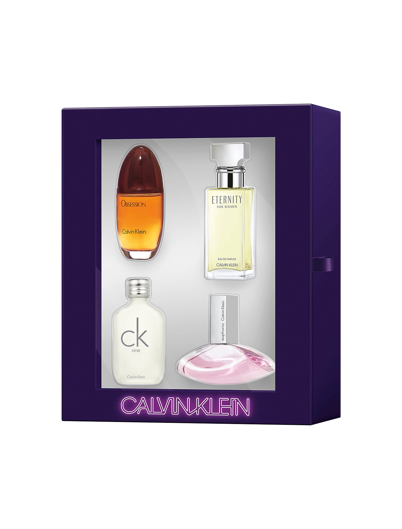 Calvin Klein Mini Perfume Gift Set for Women, 5 Pieces